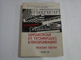 LINGUISTIQUE ET TECHNIQUES D&#039;ENSEIGNEMENT - Teodora CRISTEA