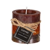 Lumanare parfumata Cafea, Maro, 6.8x7.2 cm, ATU-084872, Oem