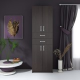 Dulap Wenge KSC-11, 60x37x196 cm, 4 usi, 2 sertare, 4 rafturi, PAL melaminat, Dormitor/Hol