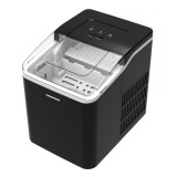 Masina de facut cuburi de gheata Heinner Juneau HIM-120BK, Capacitate 12kg/24h, Capacitate rezervor apa 1.5 l, 120 W, Negru