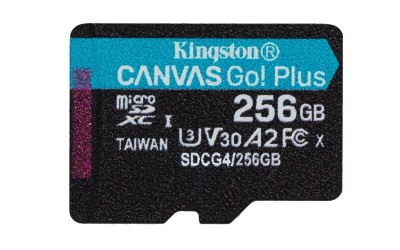 MicroSD Kingston Canvas GO Plus 256GB foto