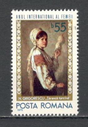 Romania.1975 Anul international al femeii-Pictura TR.410