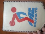FANION CLUB SPORTIV ATLETISM PRAGA ANII 1970 INTERESANT
