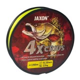 Fir Textil Jaxon Crius X4, Fluo, 150m (Diametru fir: 0.18 mm)