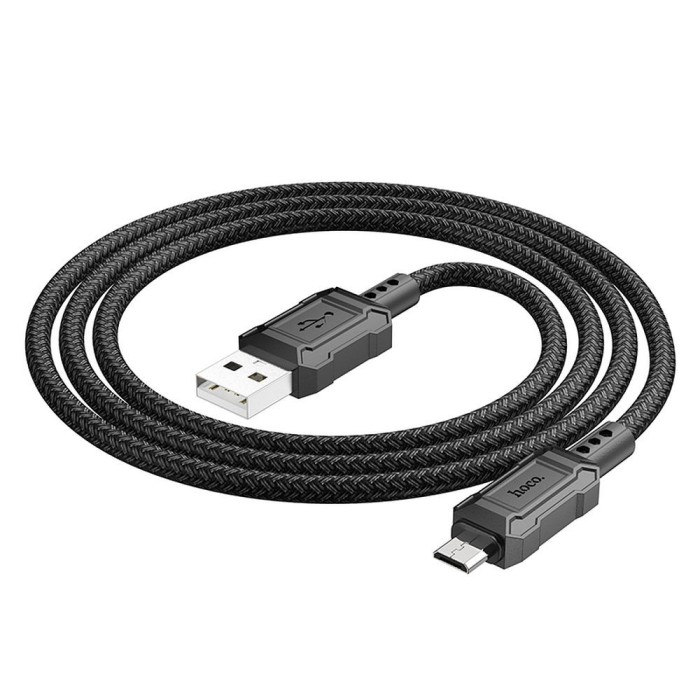 Cablu Hoco USB-A la Micro-USB 2.4A X94 1m Negru - Incarcare Rapida si Conectivitate Fiabila