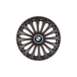 Set 4 Capace Roti 15 inchi (R15) Dino Negru, Compatibile cu BMW, Autohelix MSA