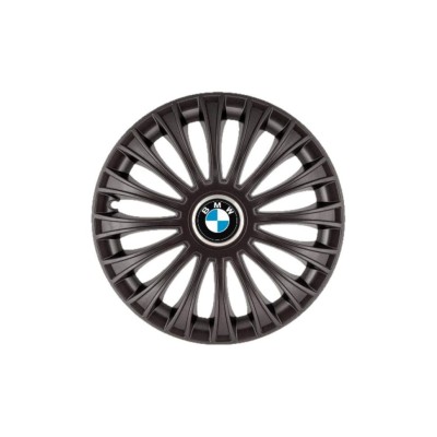 Set 4 Capace Roti 15 inchi (R15) Dino Negru, Compatibile cu BMW foto