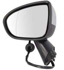 Oglinda exterioara Opel Meriva B, 06.2014, partea Stanga, culoare sticla crom, sticla asferica, cu carcasa grunduita, cu incalzire, ajustare