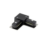 Set Conector pentru Sina Techstar&reg; RailRacks, Monofazata, Tip L, Forma L, Negru