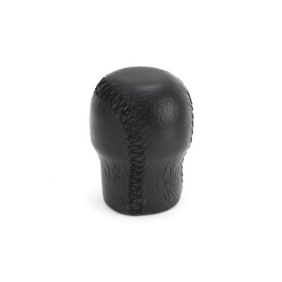 Nuca schimbator de viteza din piele neagra cu fir negru - 01757, AMIO foto