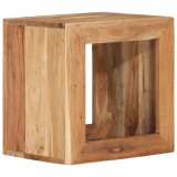 Taburet, 40x30x40 cm, lemn masiv de acacia