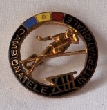 Campionatele INTERNATIONALE de Atletism - Editia a XIII a, anii 1970, competitie sportiva internationala, insigna email