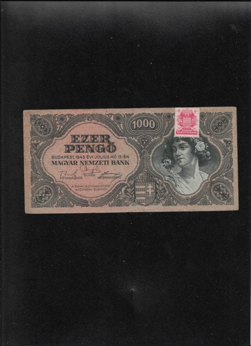 Ungaria 1000 1.000 pengo 1945 seria072554