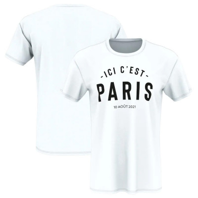 Paris Saint Germain tricou de bărbați Ici c&amp;acute;est paris - L foto