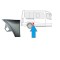 Bandou aripa spate FORD TRANSIT/TOURNEO, 01.2014-12.2019, partea dreapta, fata; mediu,