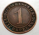 B.188 GERMANIA WEIMAR 1 REICHSPFENNIG 1933 A