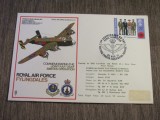 RAF Fylingdales 1971 - Plic filatelic Anglia ,temă Aviatică