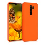 Husa pentru Xiaomi Redmi Note 8 Pro, Silicon, Portocaliu, 50242.69, Carcasa, Kwmobile