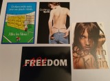 Cumpara ieftin set 9 carti postale reclama, necirculate, Replay, Calvin Klein, etc.