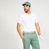 Tricou Polo Golf MW500 Alb Bărbați