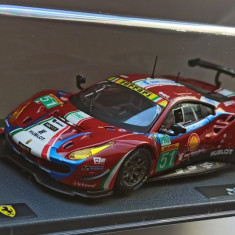 Macheta Ferrari 488 GTE 6h Silverstone 2017 - Bburago/Altaya 1/43