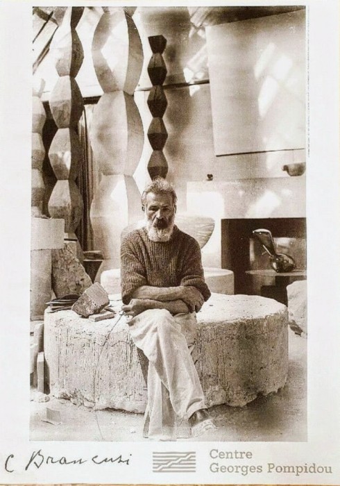 Constantin Brancusi - Rar afis deosebit, format mare, 1995