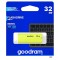 Pendrive USB 2.0 32GB galbenă