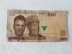 Nigeria 1000 Naira 2010 foto