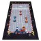 JUNIOR 52108.801 covor lavabil Cursa, formula 1 pentru copii anti-alunecare - gri, 80x150 cm
