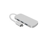 Adaptor USB-C la 3x USB3.0 si cititor de card, Well