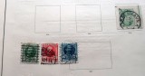 Lot 4 piese filatelice Danemarca 1907&ndash;1920 &ndash; Christian X + &icirc;ntreg poștal -A42