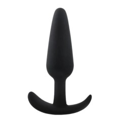 Dop Anal Thiago Buttplug Small, Silicon, Negru, 8.4 cm, Mokko Toys, Good Vibes