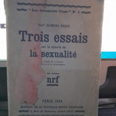 Trois essais sur la théorie de la sexualité - Sigmund FREUD