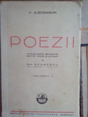 V. Alecsandri - Poezii, vol. 2 (Editia: 1943) foto