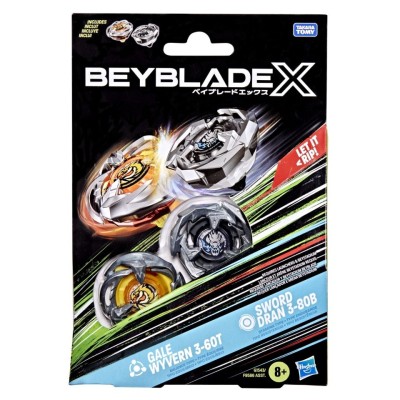 BEYBLADE X PACHET DUO GALE WYVERN 3-60T SI SWORD DRAN 3-80B foto