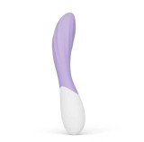 Vibrator Lelo MONA Twist, Control Aplicatie Mobila, Silicon, USB, Mov Deschis, 19.5 cm
