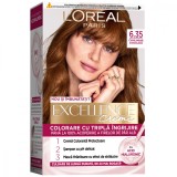 Vopsea de par permanenta Excellence Creme 6.35 Chihlimbar Ciocolata, 192ml, L&#039;Oreal Paris