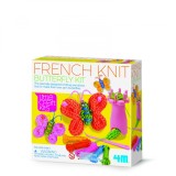 Cumpara ieftin Mini set creativ - Fluturi tricotati, LittleCraft, 4M