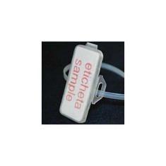 Eticheta 20x45mm cu capac transparent si suport prindere 1buc 062
