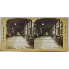 CONGRESS SPRING PAVILION , SARATOGA SPRINGS , FOTOGRAFIE STEREOSCOPICA , 1901