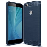 Husa Pentru XIAOMI RedMi Note 5A - Luxury Carbon TSS, Bleumarin