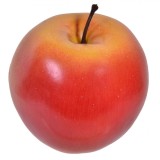 Fruct Decorativ, Mar, Plastic, Diametru 8cm, Roșu, Oem