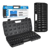 Set tubulare de impact 1 / 2&quot;, 8-32 mm, 35 bucati, Geko G10518