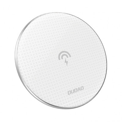 &amp;Icirc;ncărcător wireless Qi ultra-subțire și elegant 10W alb A10B alb Dudao foto