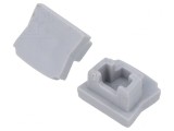 Set Obturatoare Argintii pentru Profile LED - 10 buc.