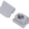 Set Obturatoare Argintii pentru Profile LED - 10 buc.