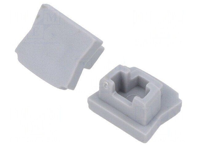 Set Obturatoare Argintii pentru Profile LED - 10 buc.