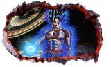 Cumpara ieftin Sticker decorativ, gaura in perete 3D, Dragon Ball, 85 cm, 1026STK-1, natura si peisaje