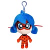 Jucarie Plus Miraculous Buburuza cu Breloc, 16cm, Multicolor, Fete/Baieti/Copii, 3ani+, Poliester