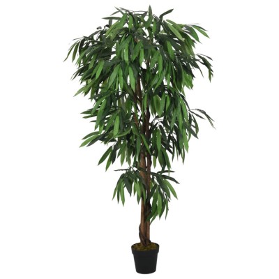 vidaXL Arbore de mango artificial 1050 de frunze 200 cm verde foto